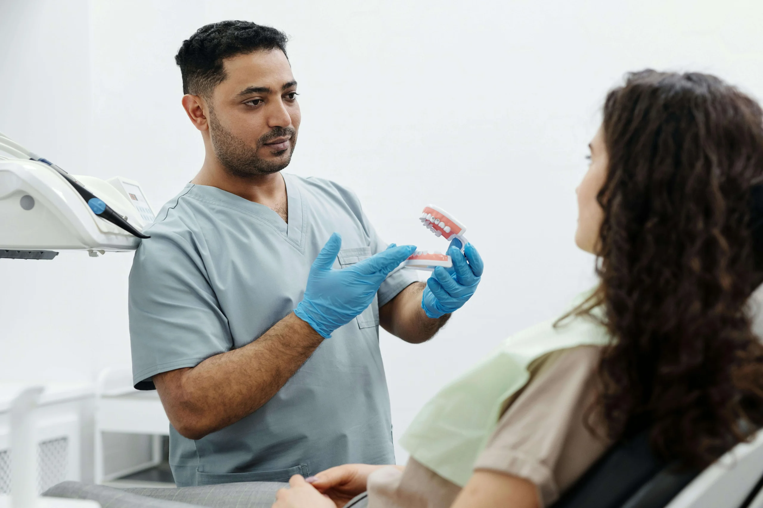 loudoun county dentist discussing procedure