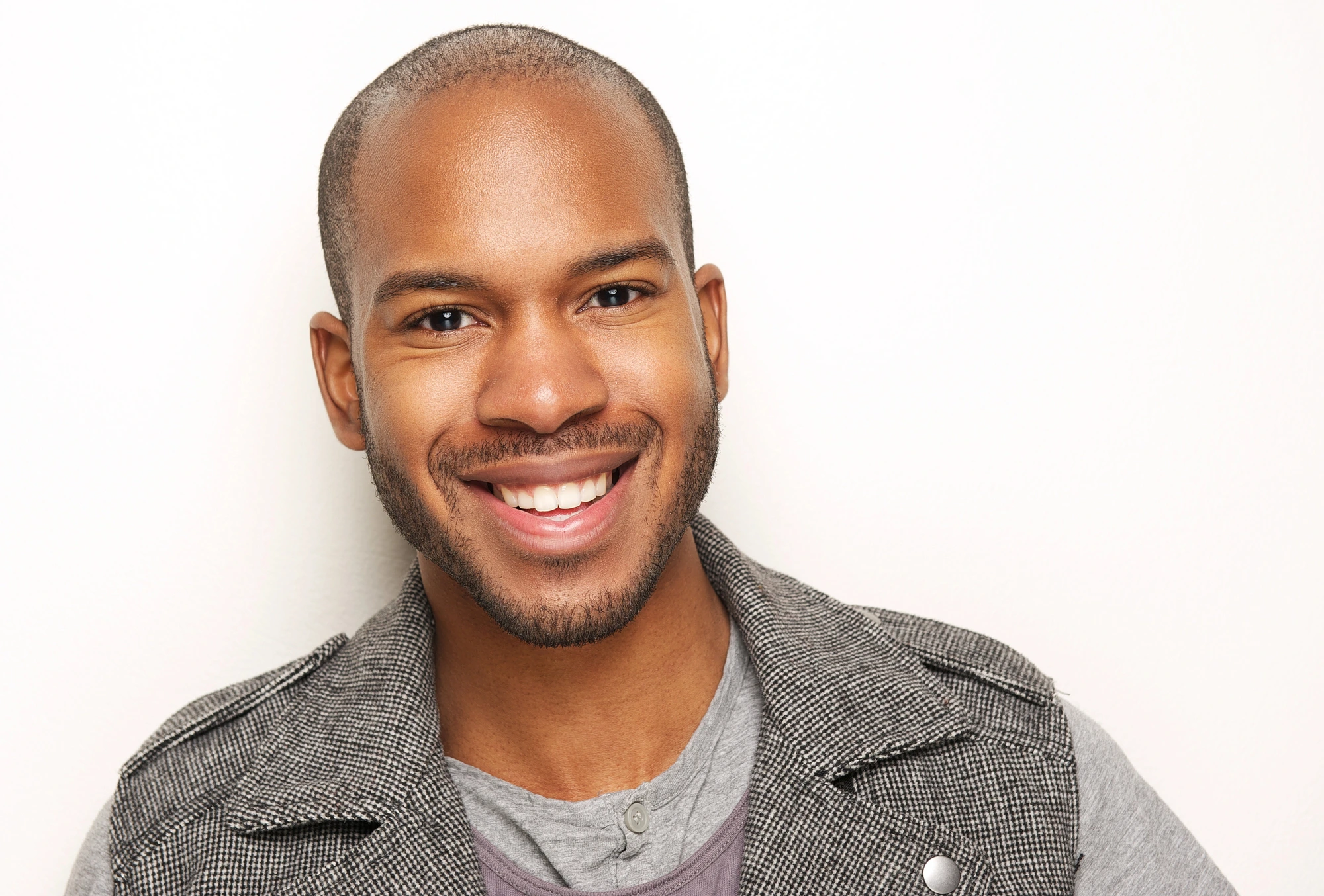 man smiling after getting teeth whitening in Leesburg, VA